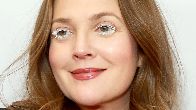 Drew Barrymore at the 2021 Jingle Ball in December 2021. 