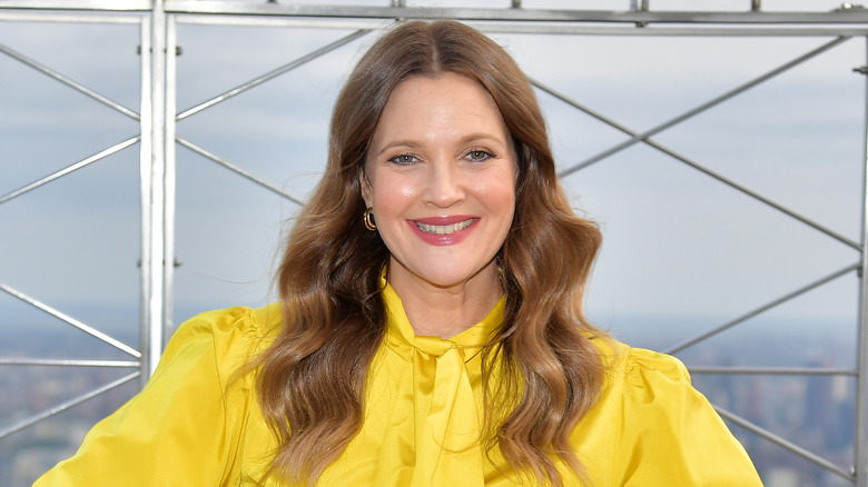 Drew Barrymore at the Empire State Building 2020