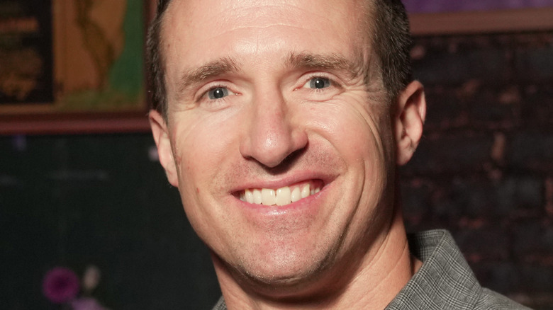 Drew Brees smiling