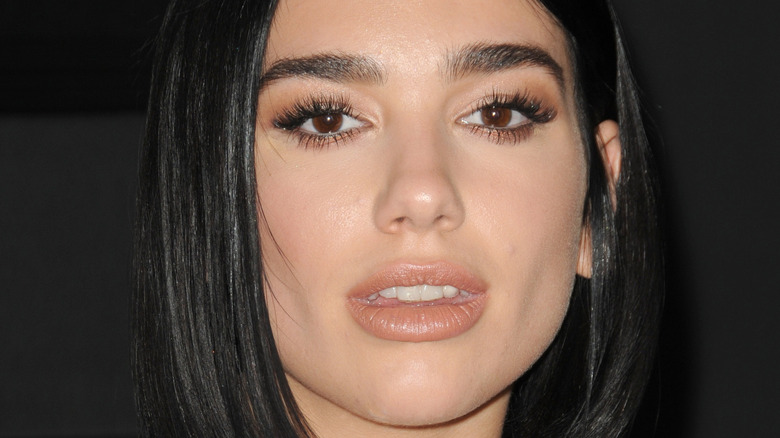 Dua Lipa gazing in front
