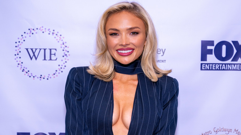 Natalie Alyn Lind wearing a blazer