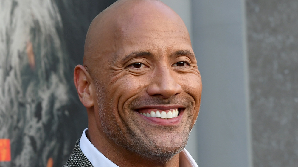 Dwayne The Rock Johnson on the red carpet