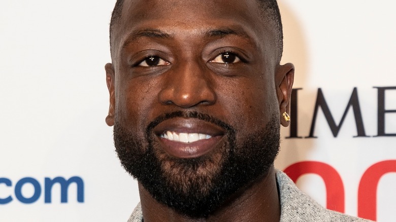 Dwyane Wade smiling