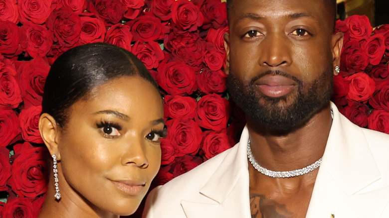 Gabrielle Union and Dwyane Wade posing