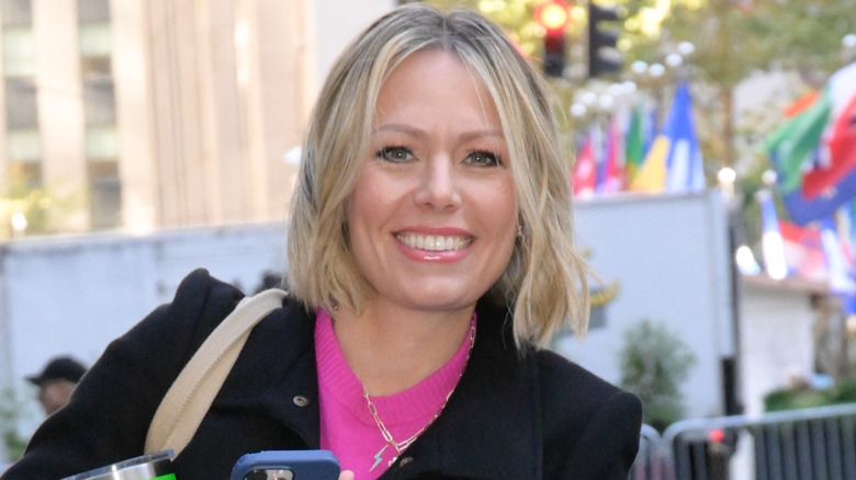Dylan Dreyer smiling outdoors.