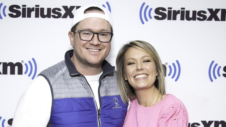 Dylan Dreyer and Brian Finchera on red carpet
