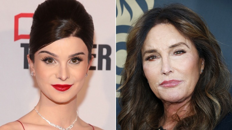 Dylan Mulvaney smiling and Caitlyn Jenner smiling