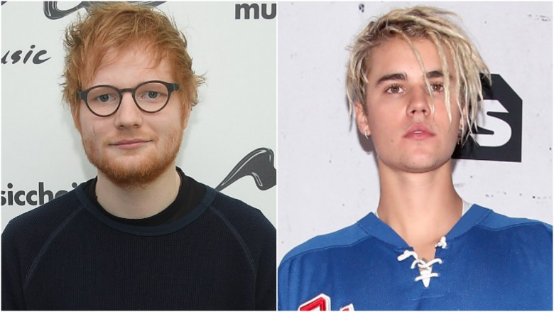 Justin Bieber, Ed Sheeran