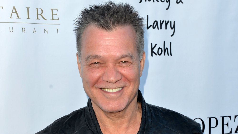 Eddie Van Halen smiling 