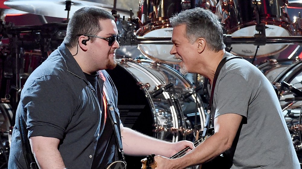 Wolfgang and Eddie Van Halen