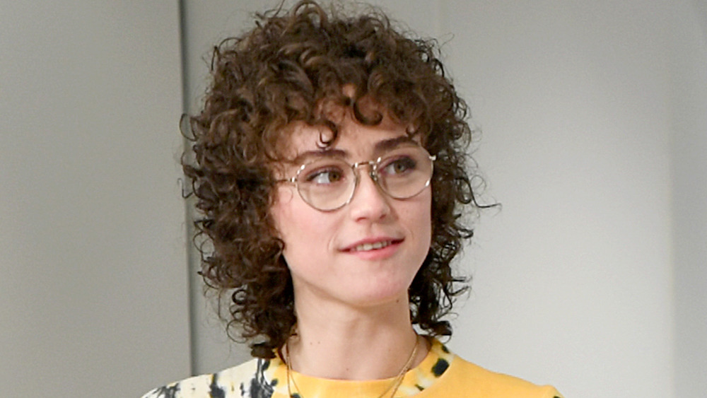 Ella Emhoff speaks at a NYFW event