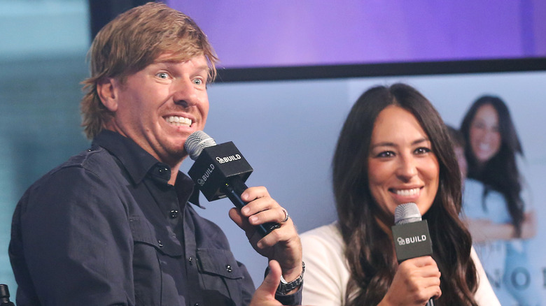 Chip and Joanna Gaines smiling