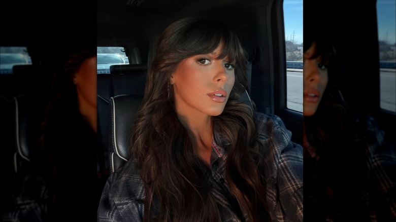 Ella Langley selfie dark hair Instagram