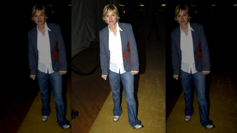 Ellen DeGeneres backstage at the VH1 Big in '04 award special.