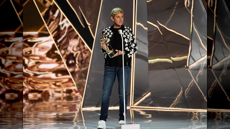 Ellen DeGeneres presenting the Michael Jackson Video Vanguard Award in 2017