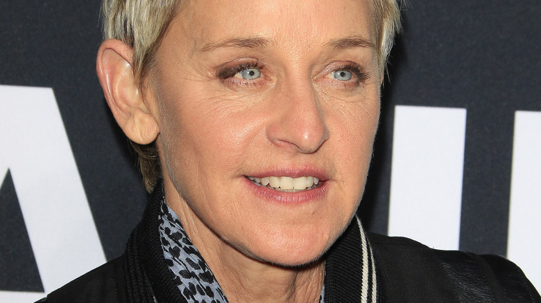 Ellen DeGeneres smiling