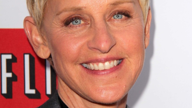 Ellen DeGeneres smiling