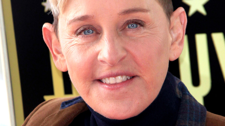 Ellen DeGeneres smiling