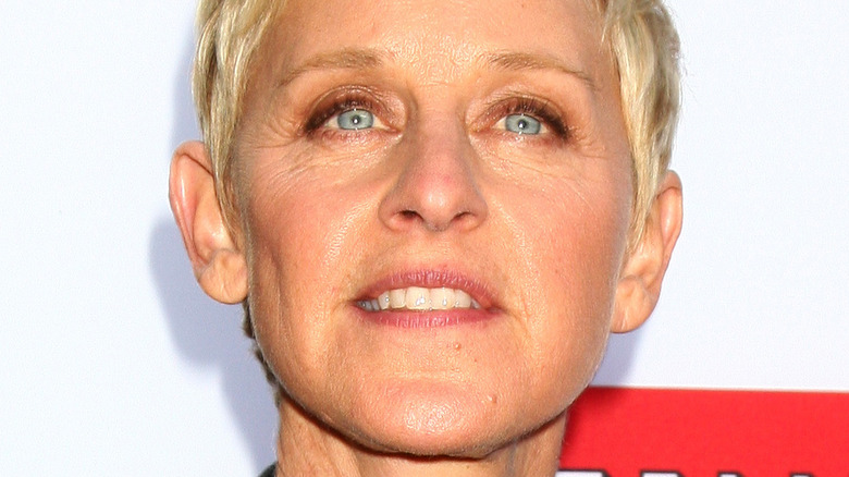 Ellen DeGeneres smiling