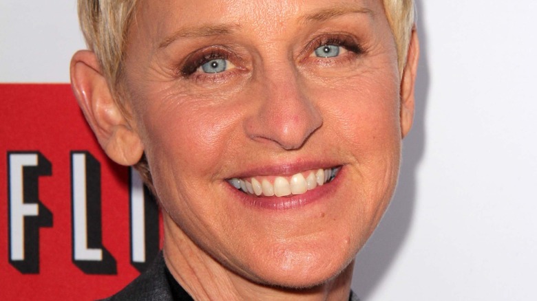 Ellen DeGeneres smiling