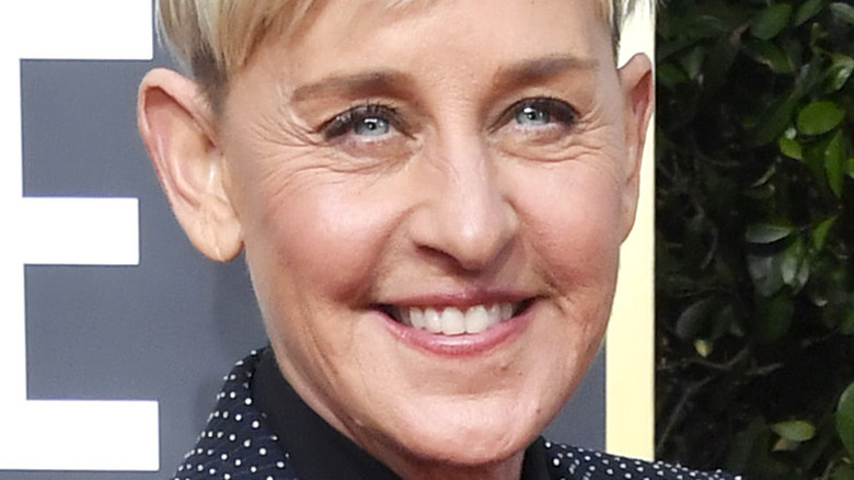 Ellen DeGeneres attending the 77th Annual Golden Globe Awards