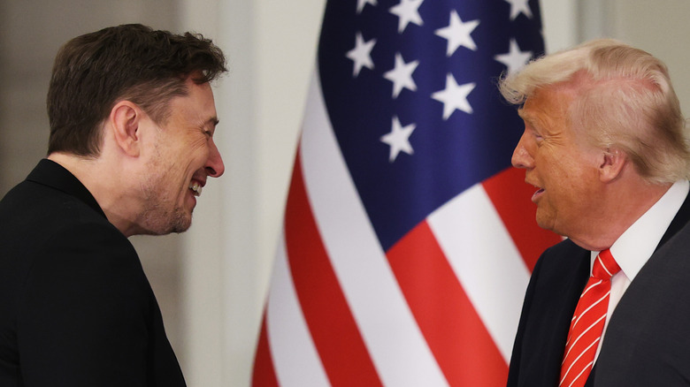 Elon Musk and Donald Trump have a conversation