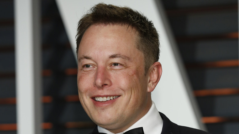 Musk at a 2015 Oscar's party