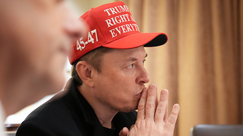 Elon Musk in a 