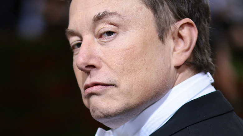 Elon Musk giving side eye