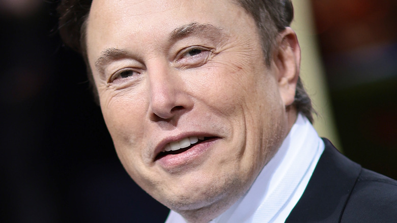 Elon Musk smiling