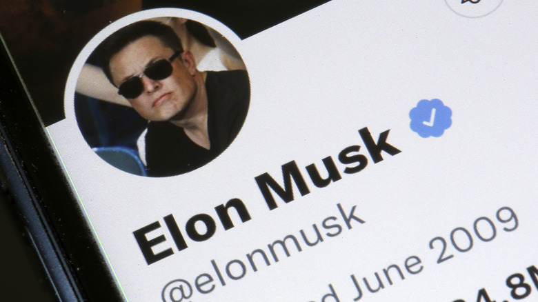 Elon Musk's Twitter account