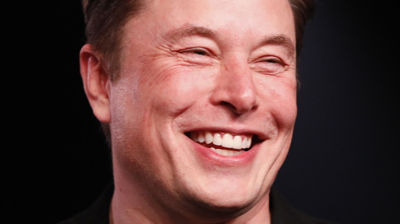 Elon Musk smiling 