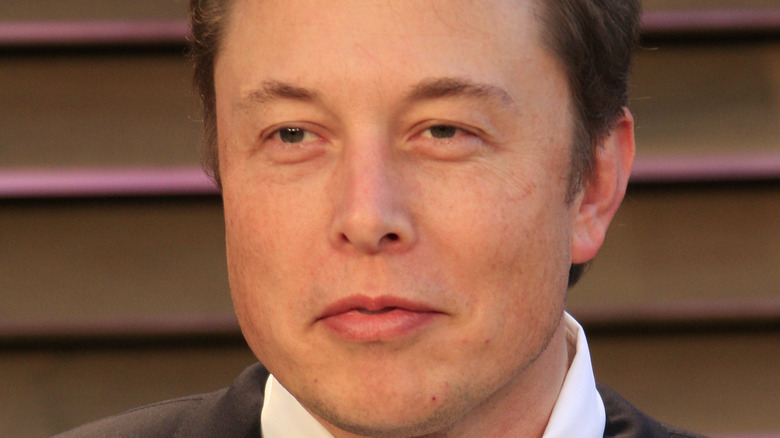 Elon Musk smiling