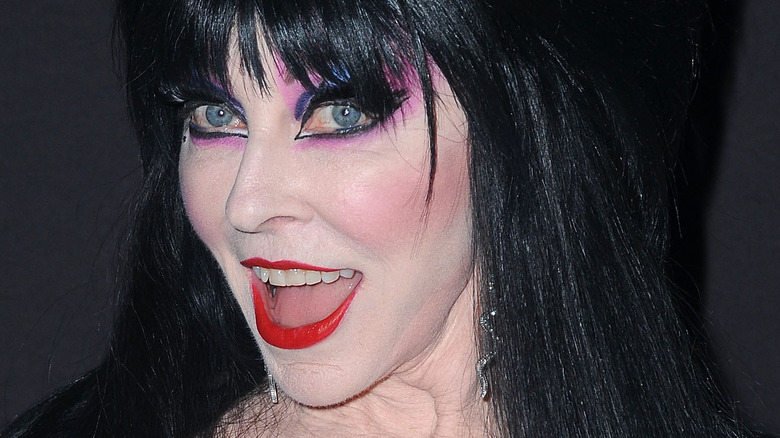 Elvira in costume