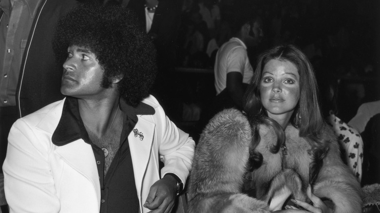 Priscilla Presley and Mike Stone in 1975