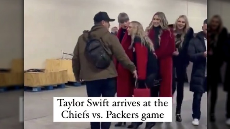 Brittany tries to hug Taylor Swift