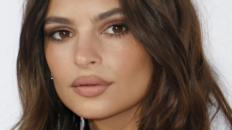 Emily Ratajkowski posing