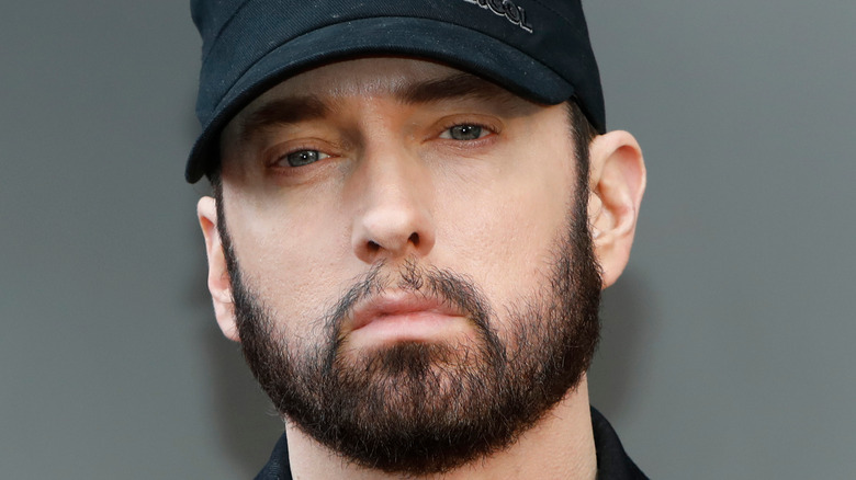 Eminem with facial hair