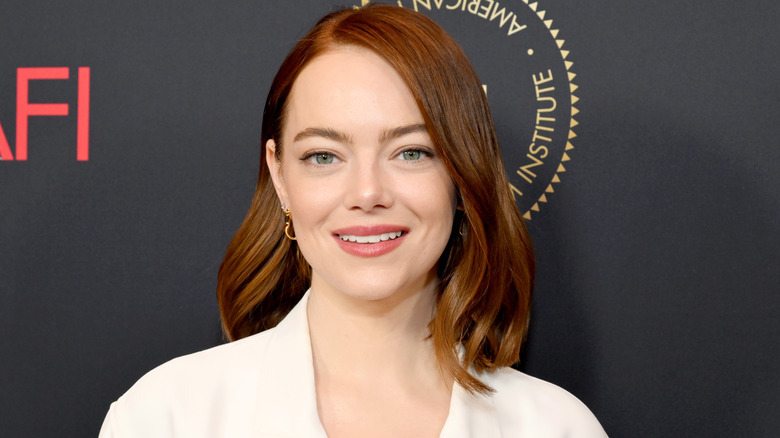 Emma Stone smiling in close-up