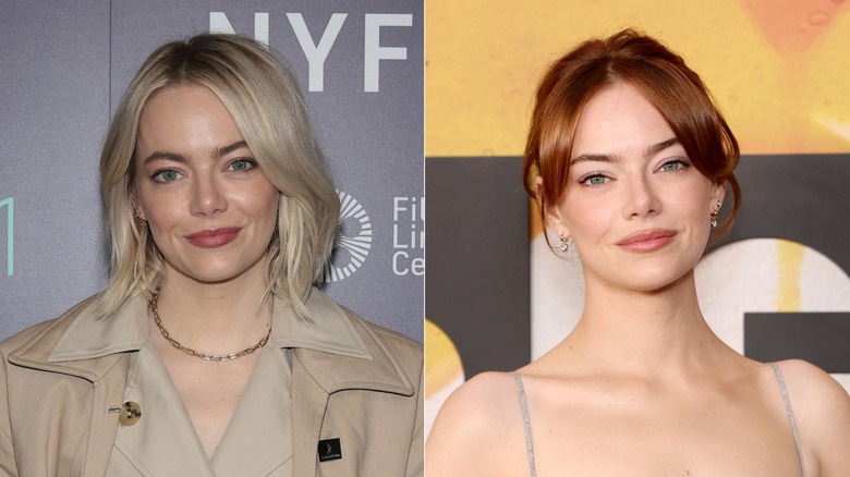Before and after pics of Emma Stone