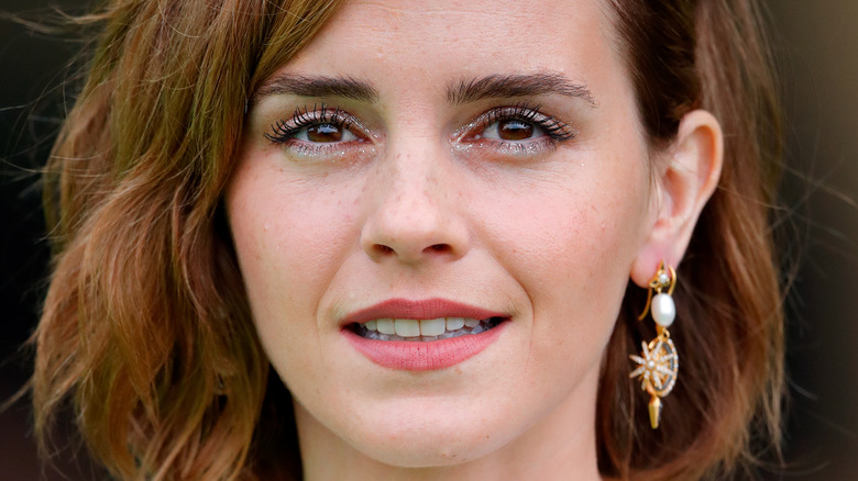 Emma Watson smiles on the red carpet