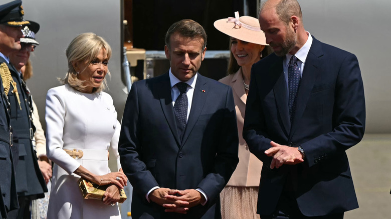 Brigitte Macron Emmanuel Macron Princess Kate and Prince William