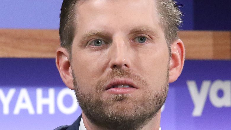 Eric Trump gives an interview