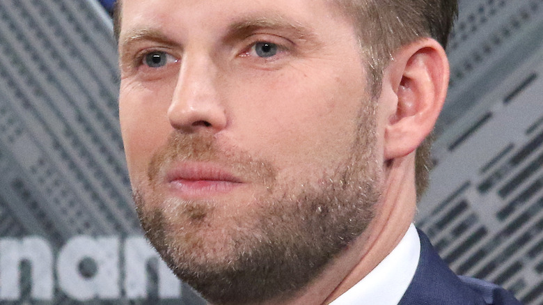 Eric Trump staring off into space