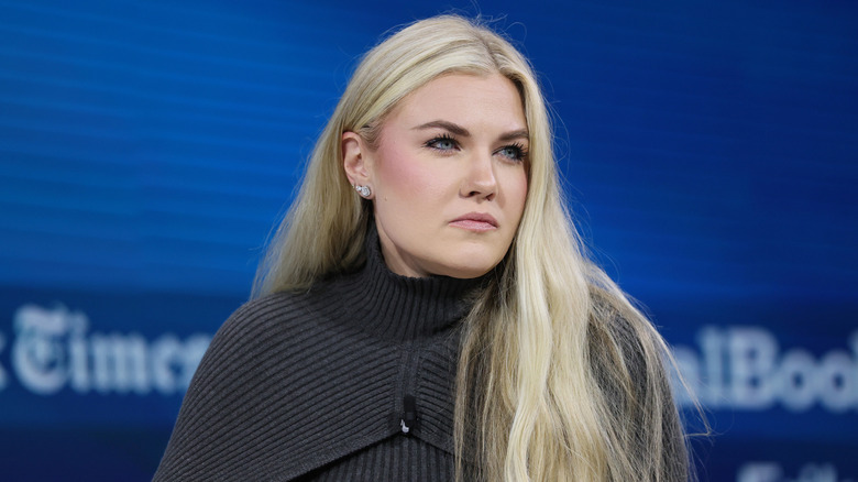 Erika Kirk straggly blonde hair