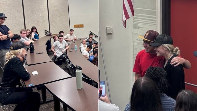 Erika Kirk visiting ASU