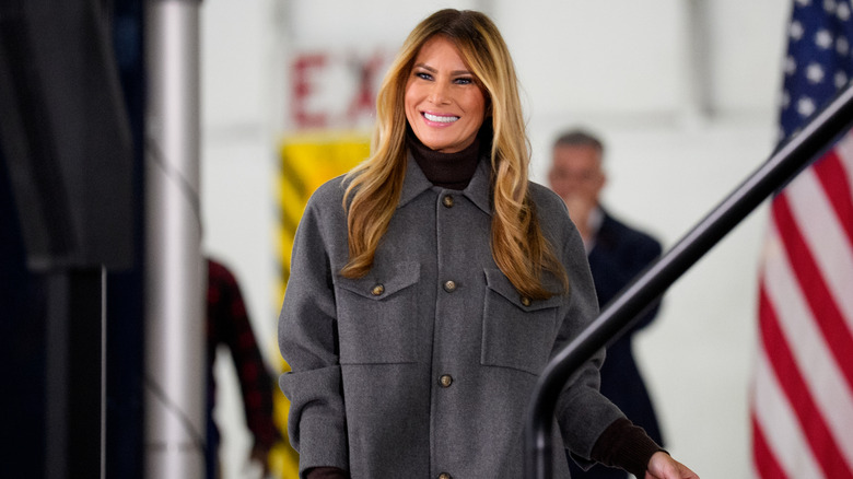 Melania Trump smiling
