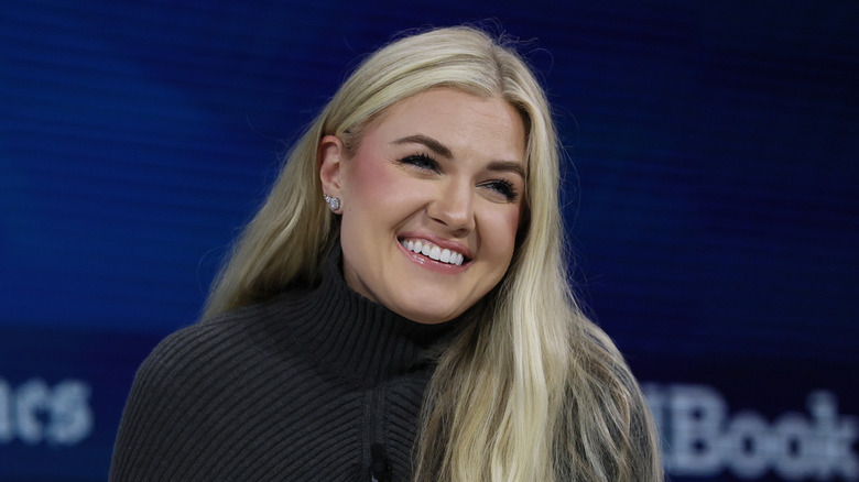 Erika Kirk smiles at the 2025 New York Times Dealbook Summit
