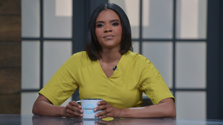 Candace Owens on the set of 