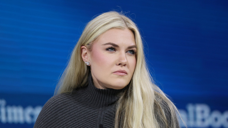 Erika Kirk listens during 2025 event
